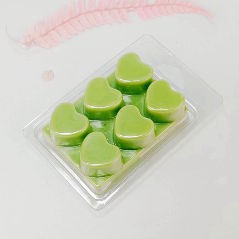 30Pcs/Set Heart-Shaped Wax Melt Mold - 6 Cavities, Sealed Well