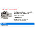 thumbnail image 2 of Headlight Level Sensor - Compatible with 2004 - 2006 ES330 2005, 2 of 2