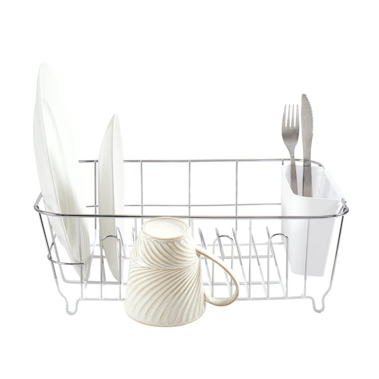 Sweet Home Collection 3 Piece Dish Drainer Rack Set with Drying Board