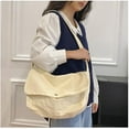 thumbnail image 2 of LinYooLi Canvas Messenger Bag for Women Men Grunge Hobo Crossbody Bag Hippie Shoulder Bag Y2k Vintage Aesthetic Streetwear, 2 of 7
