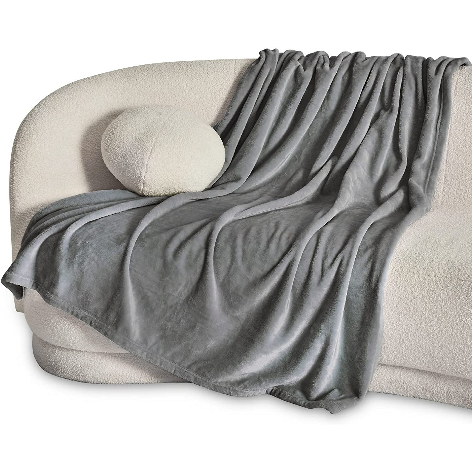Cheap grey blankets sale