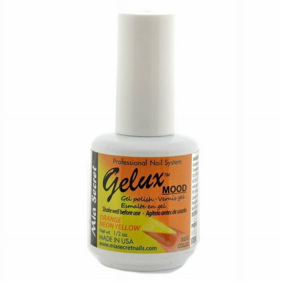 Mia Secret Gelux Gel Polish Mood - (GP-704) Orange-Neon Yellow