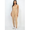 thumbnail image 6 of Drawstring Ribbed Sleeveless Jumpsuit, 6 of 11