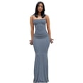 thumbnail image 3 of Femmes Été Robe Femmes Skims Robe Décontractée Slim-fit Sling Maison Longue Robe, 3 of 3