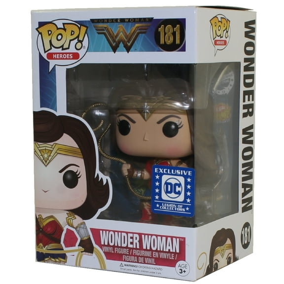 Funko POP! Heroes - DC Legion of Collectors Vinyl Figure - WONDER WOMAN (Lasso) #181 *Exclusive*