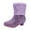 Z5-Purple, variant on Quealent Toddler Little Boys Girls Cowboy Boots Kids Western Square Toe Riding Mid Calf Boots Gold for Size 13.5