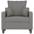 thumbnail image 2 of vidaXL Sofa Chair Living Room Accent Upholstered Chair with Armrest Fabric, 2 of 9