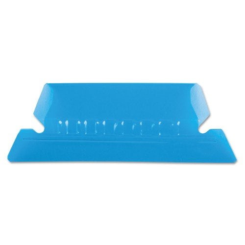 New Pendaflex 42 BLU Transparent Colored Tabs For Hanging File Folders,Each