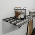 thumbnail image 4 of AmGood 14 in. x 60 in. Stainless Steel Tubular Wall Shelf | NSF | Appliance & Equipment Metal Shelving | Kitchen, Restaurant, Garage, Laundry, Utility Room, 4 of 8