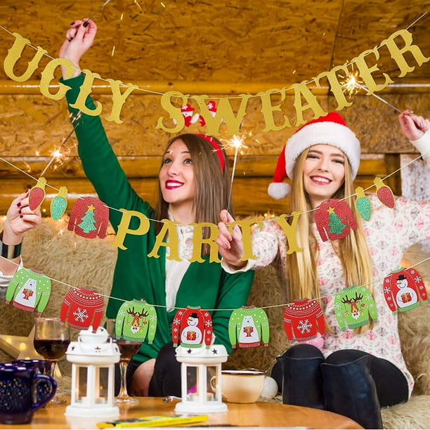 Fireplace ugly store christmas sweater