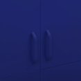 thumbnail image 5 of vidaXL Wardrobe Navy Blue 90x50x180 cm Steel, 5 of 5
