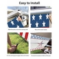 thumbnail image 7 of 4th of July RV Awning Sun Shade Screen 9'X7' American Star Flag Mesh Sunscreen Red White Stripe Awning Shade Screen with Zipper UV Blocker Completed Kits for RV Motorhome Camper Travel, 7 of 7