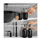 thumbnail image 3 of Juego De Accesorios De Baño 5 Pzs Dispensador Organizador NEGRO, 3 of 5