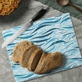 thumbnail image 7 of CounterArt Wavy Waves 3mm Tempered Glass Cutting Board 10" by 8", 7 of 7