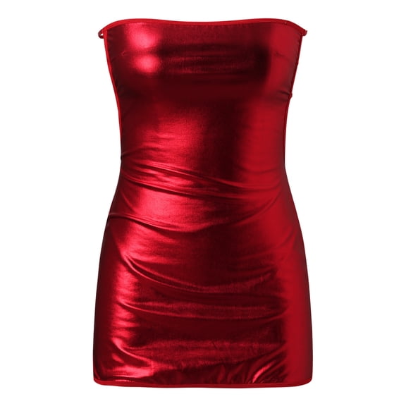 Womens Underwear 2 PC Leather Bodysuit Cutout Off Shoulder Conjoined With Dress Breathable Panties Underwear Women Men