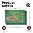 thumbnail image 2 of Jesus Grow Vinyl Decal 2 Pack of 12 Inch x 16 Inch Weatherproof Heavy-Duty Adhesive Backing | Faith-Based Inspiration, Spiritual Growth, Durable Design | Made in USA, 2 of 6