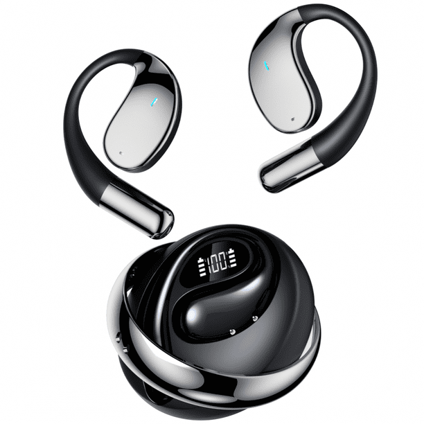 Auriculares inalámbricos Bluetooth con traducción en tiempo real mediante IA, compatibles con 144 idiomas, cancelación de ruido ENC, 8 horas de reproducción y resistencia al agua IPX5