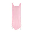 thumbnail image 4 of Honeeladyy Beach Kimonos for Women Women's Summer Beach Cover Up Sleeveless Backless Beach Knitted Sun Protection Clothes Seaside Vacation Knit Cover Up Skirt, 4 of 5