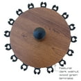 thumbnail image 6 of Rush Creek Creations 16 Round Fishing Rod Floor Rack Walnut Finish, 6 of 9
