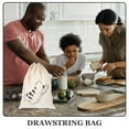 thumbnail image 5 of Drawstring Bread Storage Bags, Flax Linen Reusable Bag for Bread and Bakery Items, 5 of 6