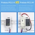 thumbnail image 3 of 2X DIN-Rail Serial Port RS485 to Ethernet Converter Server Protoss MQTT PE11-H Support Modbus RTU,2 x DIN-Rail Serial Server,White, 3 of 7