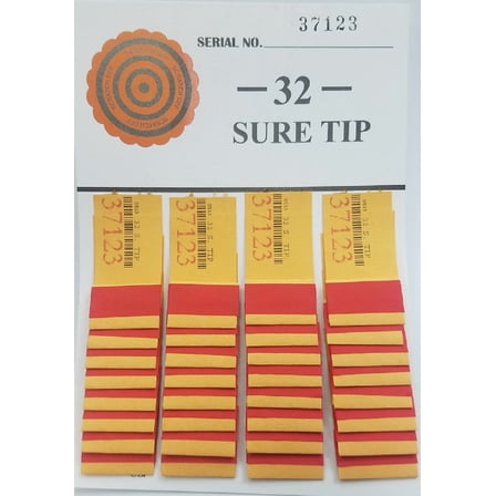 Variety Pk Sure Tip Boards 1 Each #32, 36, 40, 43, 50, 55, 60, 75, 100 & 120