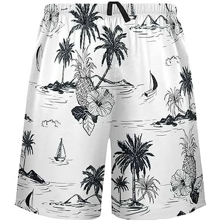 Australia Flag Pajama shorts Mens Lounge Sleep Shorts Straight Fit Men Pajama Bottoms with Pockets Drawstring
