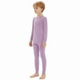 thumbnail image 2 of Kids 100% Merino Wool Base Layer Set Midweight Unisex Thermal Underwear Sets for Girls and Boys, 2 of 7