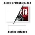 thumbnail image 3 of Llantera Yard Sign 10 Pack of 18 Inch x 24 Inch Single Sided Weatherproof Heavy-Duty Plastic with Stake | Spanish Tire Shop, Auto Services, Professional Display | Made in USA, 3 of 7