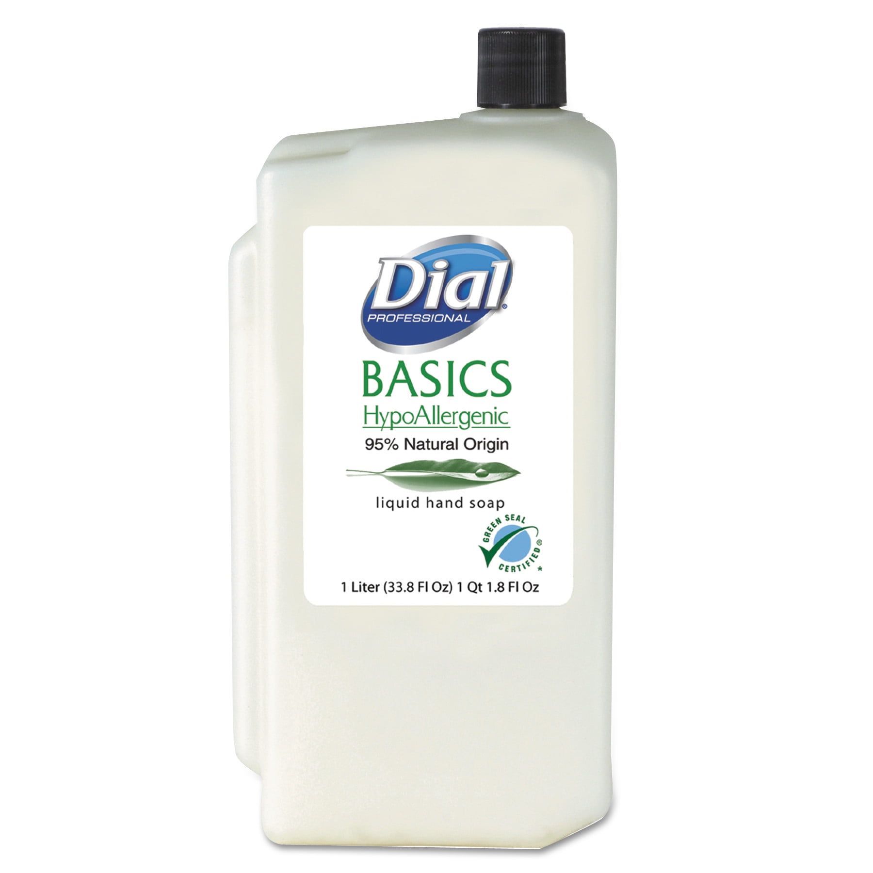 Dial 06046 Basics Liquid Hand Soap, Rosemary & Mint, 1000ml Refill, 8/carton