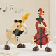 thumbnail image 5 of Cajas de música para, Joyero, Cajas de música, Caja de música automática para violín y guitarra, Adorno decorativo de escritorio, B, 5 of 5