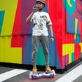 Jetson Litho X Hoverboard Weight Limit 220 Lb. 12 Purple Lava LED