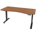 thumbnail image 6 of Electric Height Adjustable Desk, Manager Style, 30"x60", Deep Mahogany, 6 of 11
