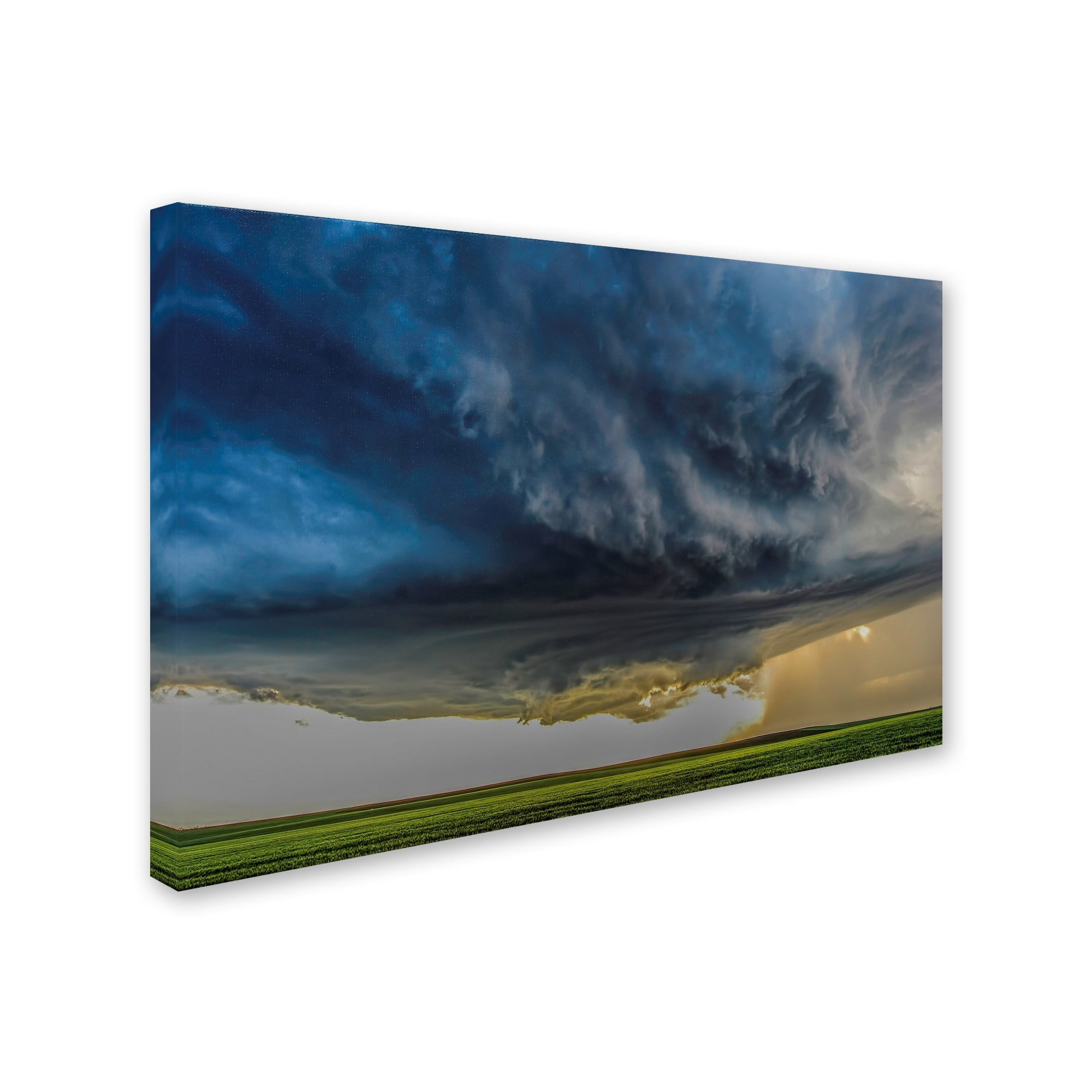 Rob Darby 'Storm Over Greenfield' Canvas Art