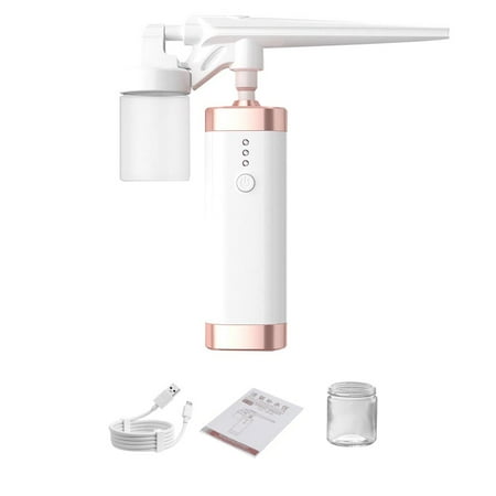 

Robot-GxG Handheld Oxygen Water Sprayer Face Skin Mist Sprayer Moisturizing Oxygen Infusion Atomizer White