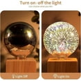 thumbnail image 5 of SHANJIA 4 Pack 3D Firework Bulb, 3D Bulb Decoration E27 AC 85-220V 4W G95 Retro Edison Starry Light Bulb for Holiday Christmas Decoration, 5 of 8