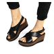 thumbnail image 4 of Sandalia Plataforma media Mujer Flexi Piel 44522 Negro Flexi Piel, 4 of 4