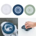 thumbnail image 1 of 3 Pcs Attrape-Cheveux en Caoutchouc Rond Creux Piège à Cheveux pour Salle de Bain, 1 of 10