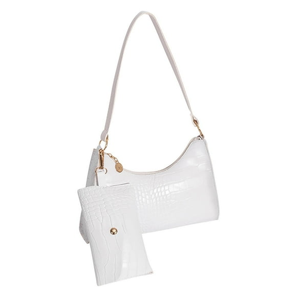 One Shoulder Crossbody Bag Leather Large Capacity Multi Compartment Women Bag