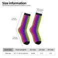 thumbnail image 2 of Cauagu Animal Paw Rainbow Print Crew Socks for Women and Men,Adult Athletic Running Socks 1-Pair Sports Socks Work Gear Socks with Moisture Wicking, 2 of 6