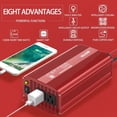 BESTEK 1000W Power Inverter for Car Dual AC Outlets 12V DC to 110V AC