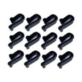 thumbnail image 3 of 12 piezas de clips de silicona para horno, protectores de sartenes, clips protectores universales resistentes de grado alimenticio para utensilios de negro, 3 of 8