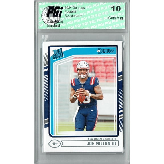Joe Milton III 2024 Donruss #319 Football Rookie Card PGI 10