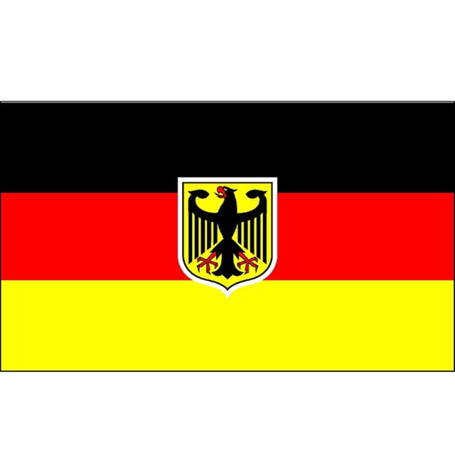 Tapiz con diseño de bandera de águilas alemanas, 150 x 90 cm, 100% poliéster