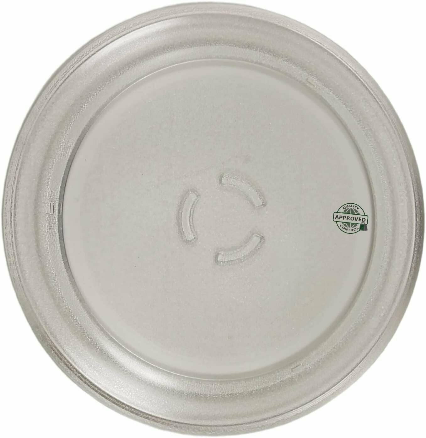 Sainsburys Microwave Glass Turntable Plate 245mm with 3 pips/projections 