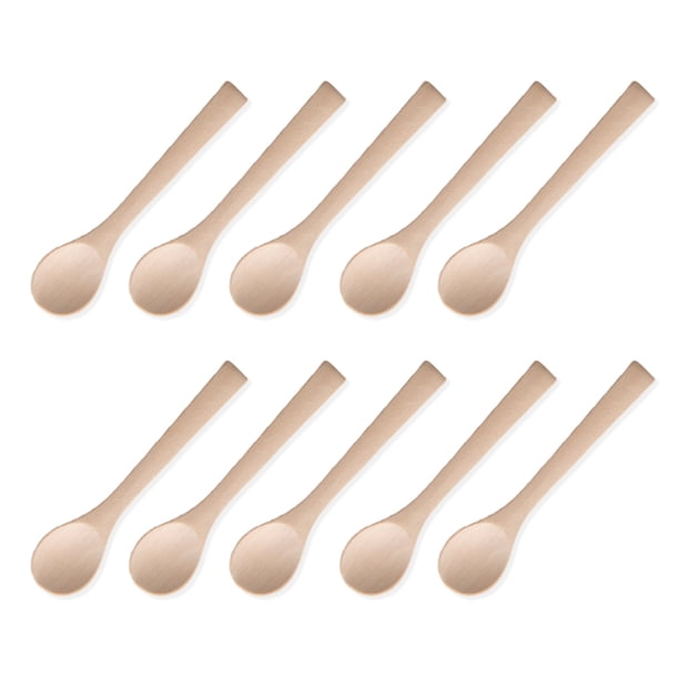 Matsuzay Paquete de 10 cucharas de pequeñas, utensilios de comedor para niños, cucharadita de miel, condimentos de cocina para condimentos de Mostrada tipo 9 Matsuzay HA059797-09B