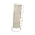 thumbnail image 4 of veasfak Stackable Tea Mugs Espresso Cup Set Easy to Clean Each Cup 100ml Cappuccino Mugs 5pcs, 4 of 9