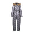 thumbnail image 5 of ZHOUCHANKIDS Womens Onesie Ski Suit Winter Outdoor Sports Waterproof Snowsuit Jumpsuits Jacket Purple M, 5 of 5
