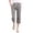 Grey 1, variant on kaondbfi Women's Gradient Pants Waist Textured Bubble Crinkle Casual Pants with Pockets Lightweight Summer Trousers for Beach and Daily Wear