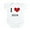 Cloud White, variant on CafePress - I Love Zeus Infant Creeper - Baby Light Bodysuit, Size Newborn - 24 Months